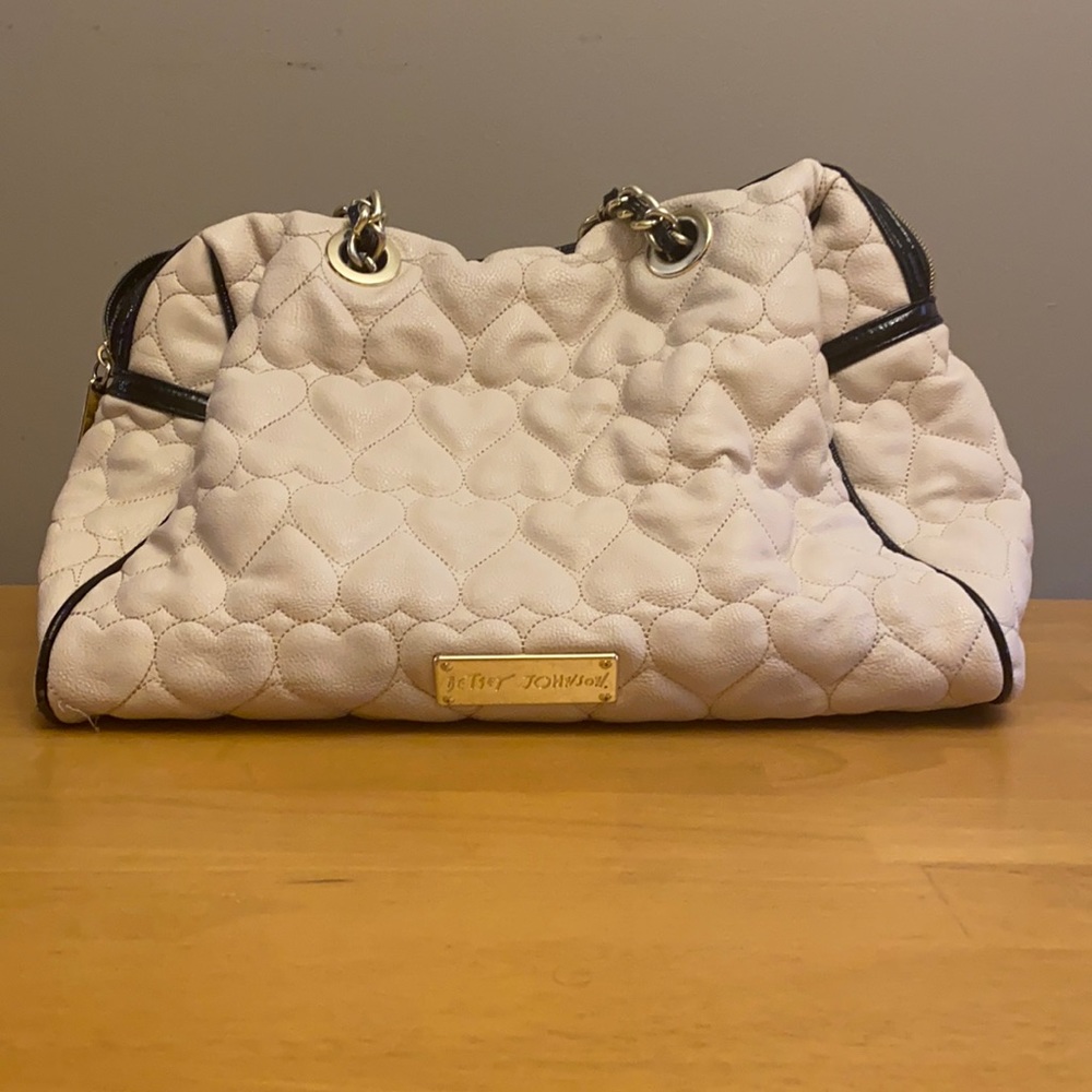 Betsy Johnson Cream Purse